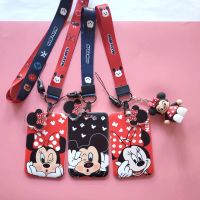 พร้อมส่ง ที่ใส่บัตร พนักงาน นักเรียน พลาสติก แนวนอน ลายการ์ตูน Mickey Disney