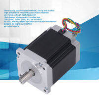 Stepper Motor Hybrid 2 เฟส 14mm Key Way Shaft 8.5Nm 5A สแตนเลสสำหรับ CNC Mill Router