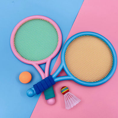 พร้อมส่ง ของเล่น EVA เทนนิส และของเล่น แบดมินตันเด็ก มีไห้เลือกสองสี ของเล่น กีฬลา เสริมกล้ามเนื้อ