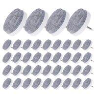 ✎ 50pcs Furniture Slides Pads 20mm Felt Pad Floor Scratch Protector Mat Chair Leg Non-slip Sofa Foot Nails DIY Furniture Accessory