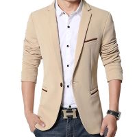 ZZOOI 2022 Mens Casual Blazers Autumn Spring Fashion Slim Suit Jacket Men Blazer Masculino Clothing Vetement Homme M~5XL