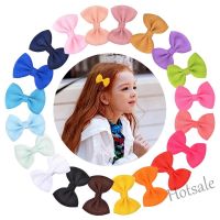 【hot sale】✓ C05 Kids Cute Mini Hair Bow Clips Baby Girls Grosgrain Ribbon Hairpins Accessories