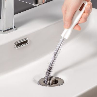 【LZ】 Kitchen Sink Cleaning Hook Cleaner Sticks Clog Remover Sewer Bendable Dredging Pipe Bathroom Hair Cleaning Sink Sewer Dredging