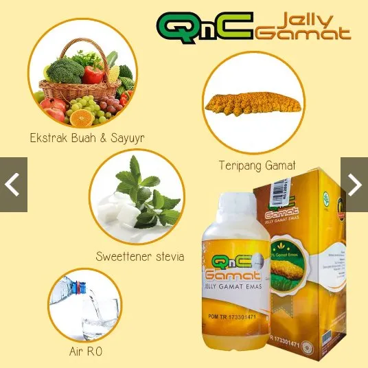 QnC Jelly Gamat Asli Obat Herbal Neurofibromatosis, Obat Tumor Jinak