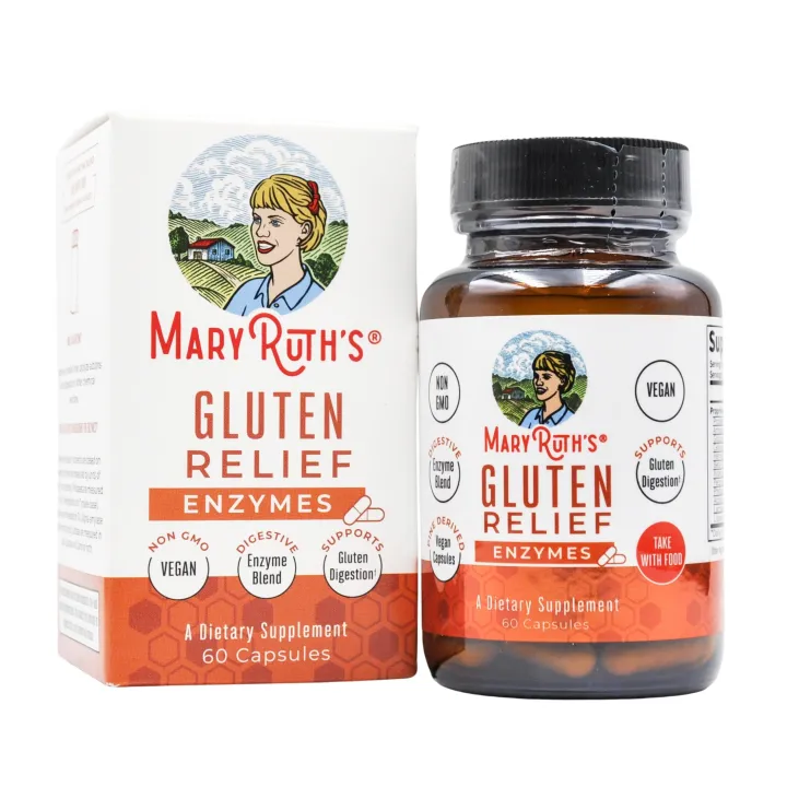 Mary Ruth's Gluten Relief Enzymes (60 caps) Lazada PH
