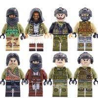 8ชิ้นทหารชุดตำรวจเมืองกองกำลังพิเศษ Minifigure ของเล่นหน่วยการสร้าง Dools ชุดของเล่นเยอรมันทหารแพ็คก่อนวัยเรียนเด็กอิฐของเล่นของขวัญ