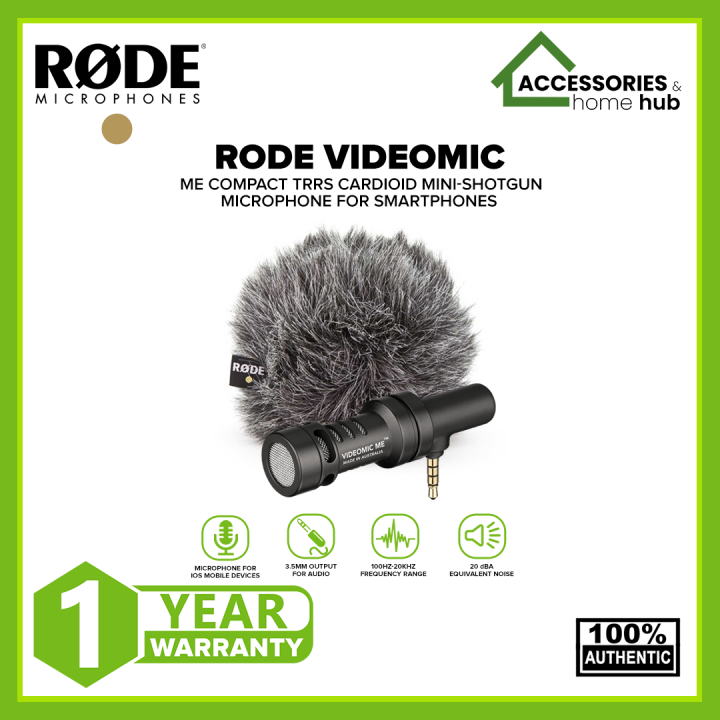 Rode VideoMic Me Compact TRRS Cardioid MiniShotgun Microphone for