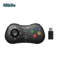 สีน้ำเงินแปรงเกมควบคุมเกมแพดไร้สาย8BitDo สำหรับ NEOGEO คอนโซลมินิโทรศัพท์แอนดรอยด์กล่องทีวี Win PC Gamepads แป้นจอยสติ๊ก