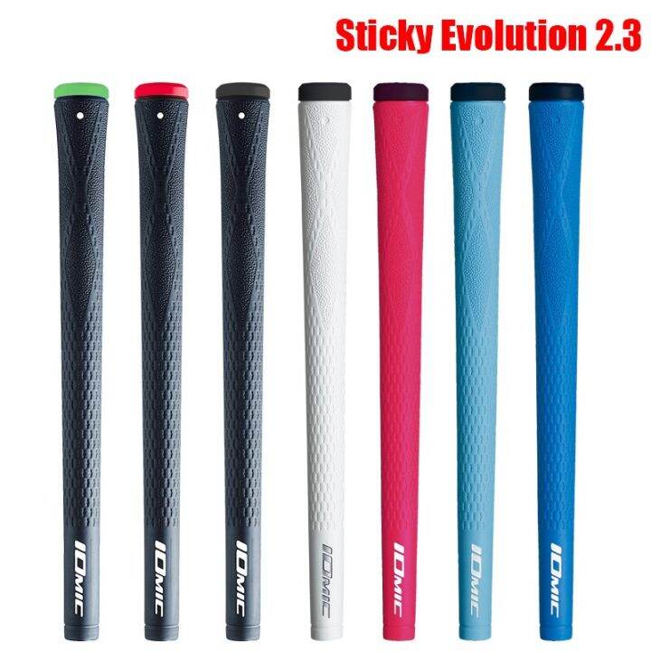 iomic-sticky-evolution-2-3-golf-grip-standard-mens-and-womens-ultra-light-non-slip-golf-iron-grips-10-colors