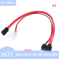 Lilei 7 + 6 PIN Slimline SATA CABLE สำหรับแล็ปท็อป SATA DVD CD-RW ADAPTER CABLE