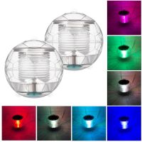 Outdoor Floating Pool Lights Underwater Ball Lamp Solar Powered Color Changing Swimming Pool Party Night Light For Garden Decor