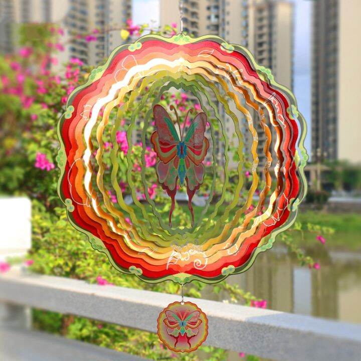 1-pcs-3d-rotating-wind-chime-color-pendant-butterfly-wind-chimes-outdoor-hanging-decoration-metal