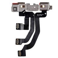 เปลี่ยนโมดูลกล้องด้านหน้าพร้อมเซ็นเซอร์ Proximity Light Face ID Sensor Flex Cable สําหรับ iPhone X XR XS XSMax