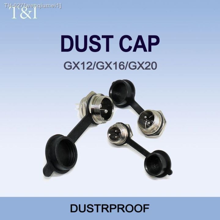 3-5-10-pcs-gx12-gx16-gx20-aviation-circular-plug-socket-waterproof-dust-cap-welding-cable-connectors-rubber-protective-cover