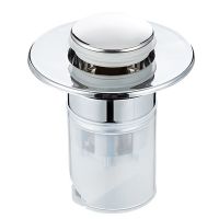 Triple Blockade Pop Up Sink Stopper Universal Stainless Steel Pop Up Bounce Core Filter Hair Catcher Deodorant