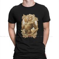 Men T-Shirt Love Conquers All Vintage 100% Cotton Tee Shirt Short Sleeve Greek Mythology Ares Ancient Folklore T Shirt Clothes