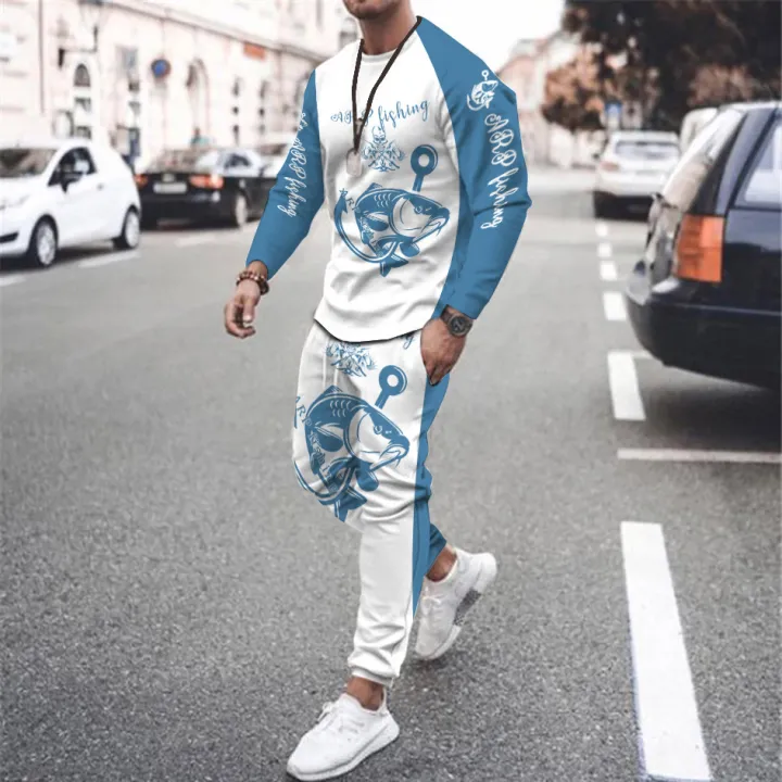 2022-summer-fashion-casual-two-piece-mens-o-neck-blouse-drawstring-trousers-sportswear-personality-printed-mens-clothing