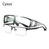 [ใหม่] Cyxus Flip Polarized แว่นตากันแดดแบบพันรอบ Fit Over Light แว่นตาสำหรับผู้หญิงผู้ชายป้องกันแสงสะท้อนสายตาสั้นสายตายาวตามอายุขี่จักรยานขับรถ 1115