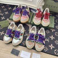 【High Quality】2023 Thick Sole Latest Fat Dudu Thick Sole Dirty Shoes Colorful Lace Matching Couple Edition Shoes