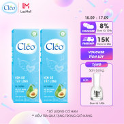 Combo 2 Hộp Kem Tẩy Lông Cho Da Thường Cleo Avocado Hair Removal Cream
