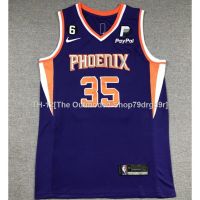 ♘ 2023 mark 6 new men Phoenix suns 35 Kevin Durant embroidery basketball jerseys jersey purple