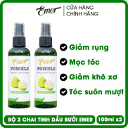 Liệu trình 1 tháng 2 chai Tinh dầu bưởi xịt mọc tóc Pomelo Emer Garingiúp