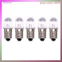 Banyan 5pcs E10หลอดไฟ LED DC 3V 4.5V ไฟแสดงสถานะหลอดไฟหลอดไฟ