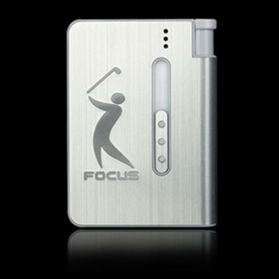 Focus 10pcs Thick Cigeratte Case Automatic Pop Up Ciggarette Cover Creative Personality Golf Print Short Cegarrete Box Detachable Igniter