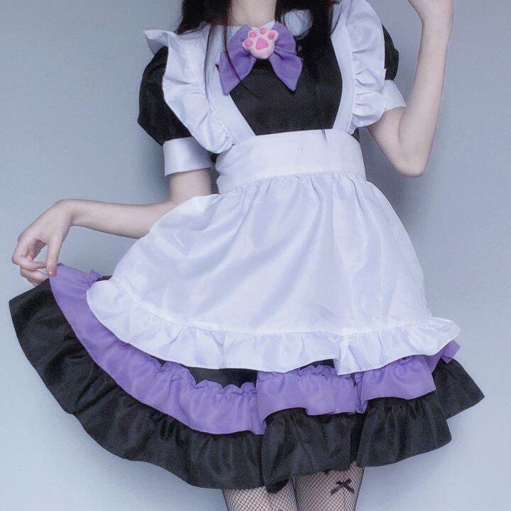 Japanese Maid Cosplay Suit Performance Costume Japanese Cafe Cute Maid ...