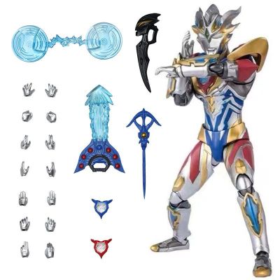 2023 Zeta Ultraman Delta Sky Claw Form Joint ของเล่นที่เคลื่อนย้ายได้เด็กเด็กชายรูปตุ๊กตาโมเดลของขวัญ