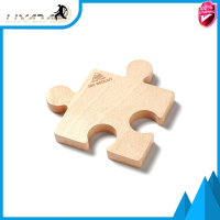 Outdoor Camping ไม้ Coaster Beech Walnut ฉนวนกันความร้อนถ้วย Mat จิ๊กซอว์รูปร่างถ้วย Pad ไม้ถ้วยชา Holder