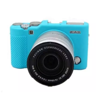 CILICONE CASE FUJI XA2,3,10 BLUE เคสกันกระเเทก (0879)