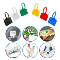 50pcs Colored Cable Management Label Sealing Strip Nylon Mesh Cable Marking Wire Identification Label Binding Cable Management