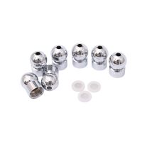 1PC Shower Head Top Spray Connect Joint Stainless steel Universal Rotation Ball Joint with washer Bathroom Sprinkler Accessories