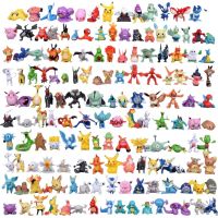 【LZ】❈❒❁  144 Pçs/lote Mini Pokemon Figura Pikachu Crianças Modelo Brinquedos 2-3cm Kawaii Estatueta PVC Bonecas 6x24pcs Brinquedos Atacado