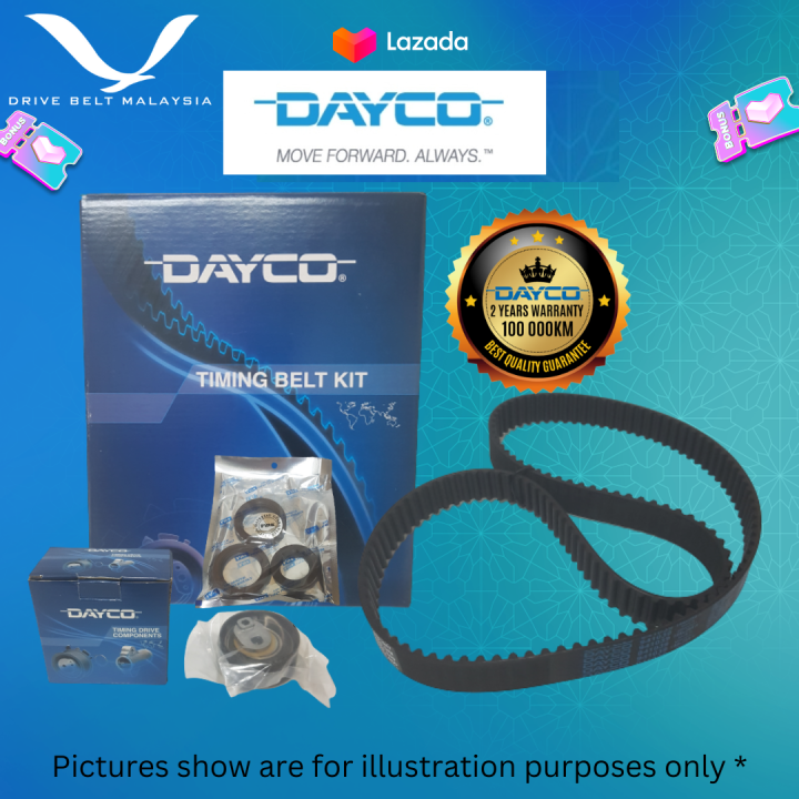 DAYCO TIMING BELT KIT PROTON SAGA VVT FLX SV PERSONA VVT PREVE EXORA TURBO SUPRIMA S 144MY25