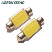 AORUNYEBAO 100pcs C5W COB Car Led Bulbs 36mm 41mm 39mm 31mm auto Festoon Dome Reading Light Source White Side License plate Lamp