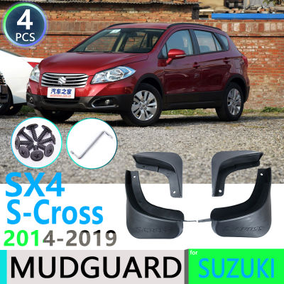 สำหรับ Suzuki S-Cross SX4 2014 2015 2016 2017 2018 2019 Mudguard Mud Flaps Guard Splash Flap Mudguards รถอุปกรณ์เสริม