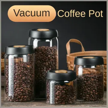 Stainless Steel Vacuum Seal Storage Coffee Bean Container Airtight Coffee  Canister - China Coffee Container Set and Durable Canister price