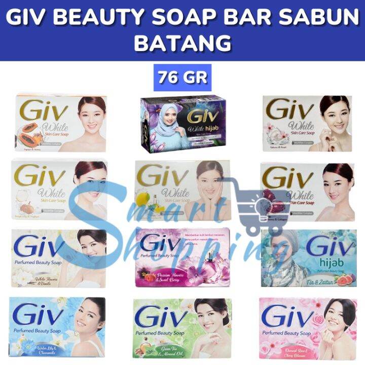 Giv Beauty Soap Bar Sabun Batang 76 Gr Sabun Mandi Lazada Indonesia