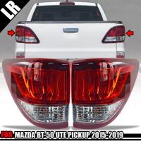 ไฟท้าย รุ่น มาสด้า MAZDA BT-50 BT50 PRO ปี 2015 - 2019 สีแดง 1 คู่ รวมชุดสายไฟ และหลอดไฟ