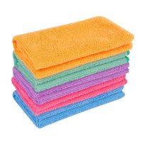 【DT】hot！ 5pcs Fingertip Towels 30x30cm Super Absorbent Universal Towel Set Micro Fiber Kitchen Cleaning Suppliues Mix Color Soft Wipes