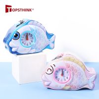 [COD] Carp Shaped Tinplate Piggy Bank Childrens Decoration Change Storage