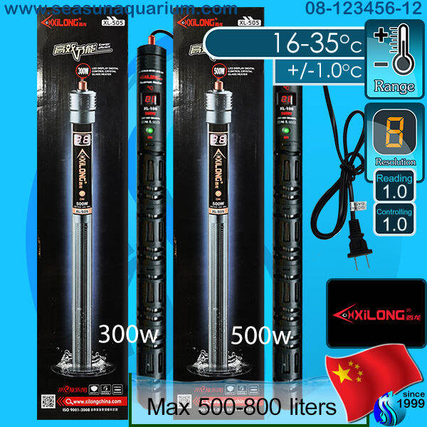 🐟 Xilong XL505 Aquarium Heater 300w / 500w ฮีตเตอร์ตู้ปลา 300 วัตต์