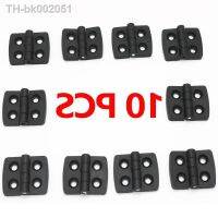 ▫✑ 10PCS 40x30mm Small Hinges Black Mini Plastic Door Bearing Butt Cabinet Drawer Jewellery Box ABS Hinge For Furniture Hardware