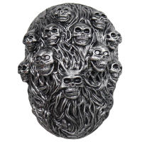 Steam Skull หน้ากากฮาโลวีนสมจริง Latex Full Face Creepy Skull Head หมวกสยองขวัญหน้ากากปาร์ตี้ตกแต่งฮาโลวีน