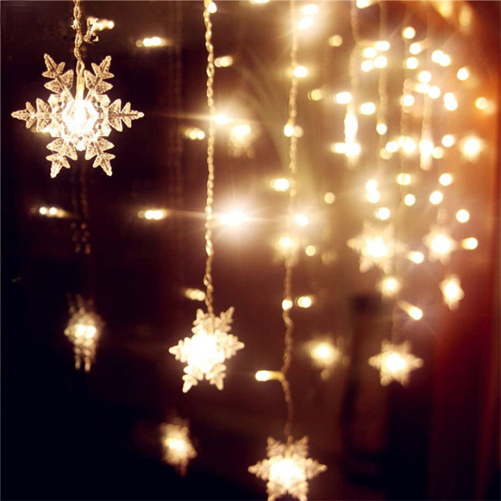 snowflakes-led-string-lights-flashing-lights-curtain-light-waterproof-holiday-party-connectable-wave-fairy-light-christmas-decor