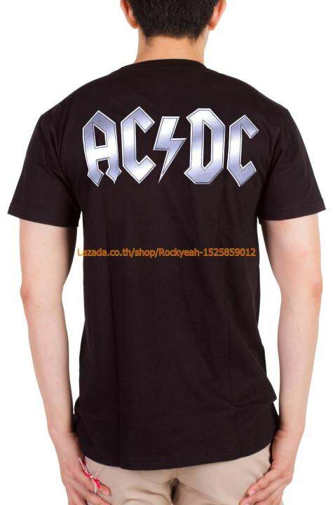 เสื้อวง-ac-dc-เสื้อยืด-วงดนตรี-เอซี-ดีซี-ไซส์ยุโรป-rdm939