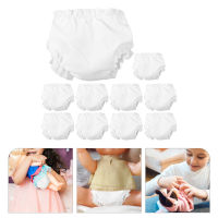 Teniron 10pcs กางเกงในตุ๊กตา Mini Elastic Toy Underwear ชุดชั้นในสำหรับตุ๊กตาเด็กสำหรับเด็ก