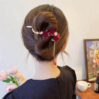 New Flower Hair Clip Korean Style Fashion Metal Twist Hair Accessories